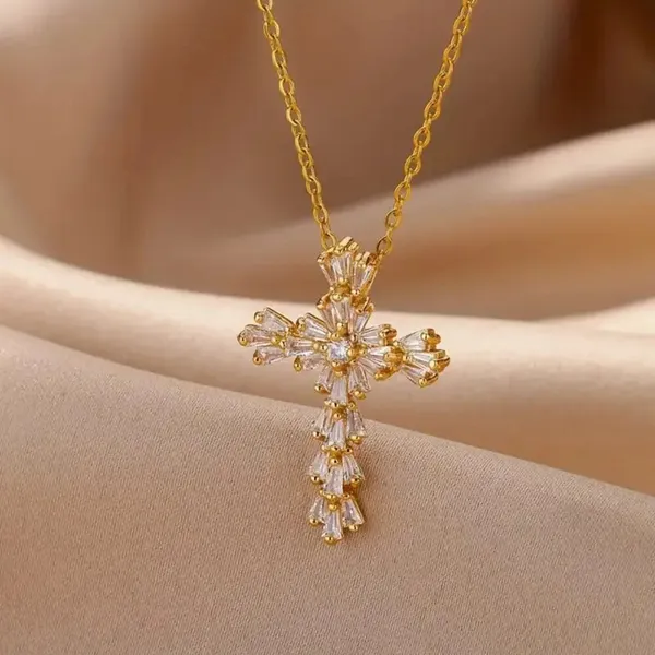 Gold_Tone_Crystal_Cross_Pendant_Necklace_for_Women