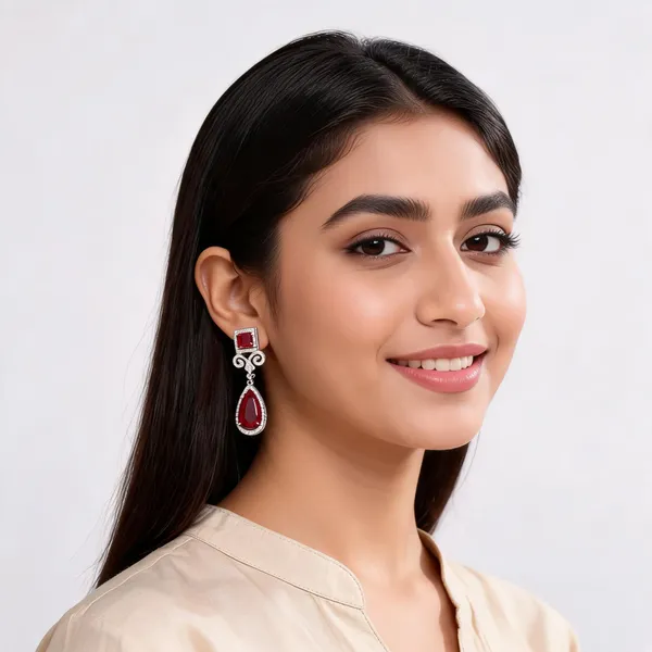 Red_Brass_Drop_Earrings_For_Women