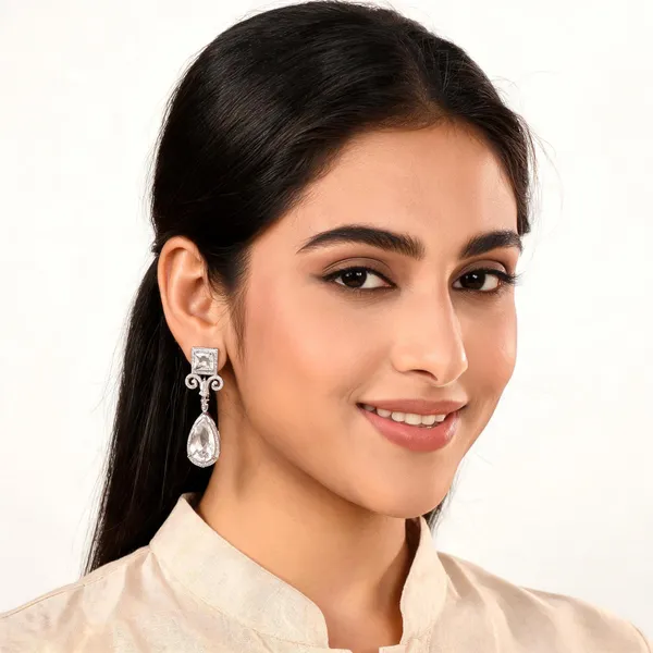 Silver_Brass_Drop_Earrings_For_Women