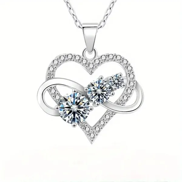 Silver-Tone_Moissanite_Heart_Pendant_Necklace_for_Women