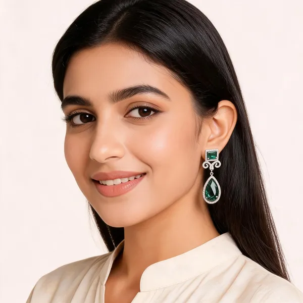 Green_Brass_Drop_Earrings_For_Women