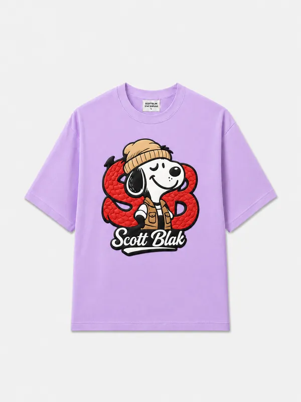 Snoopy_Tee_Lavender