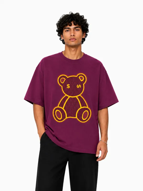 Puff_Bear_Tee_Light_Burgundy