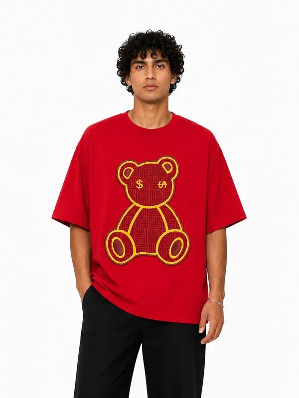 Puff_Bear_Tee_Crimson_Red