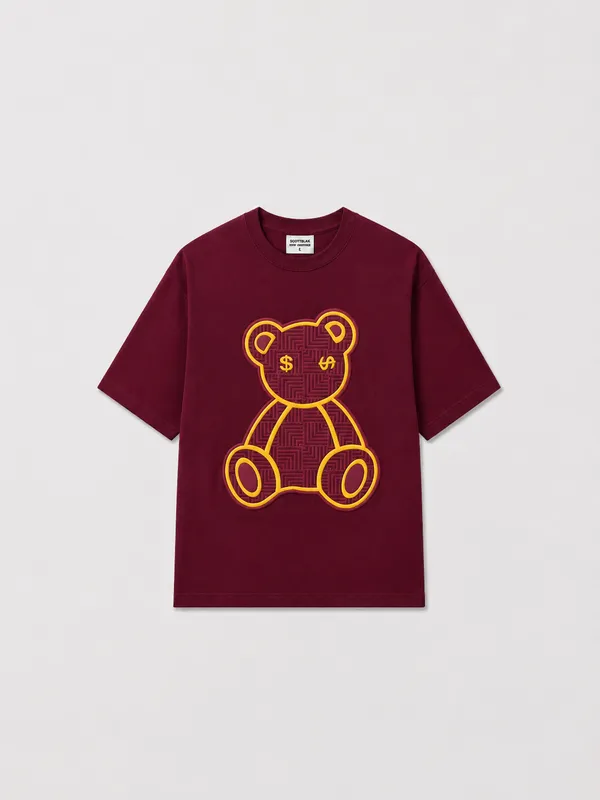 Puff_Bear_Tee_Wine_Burgundy