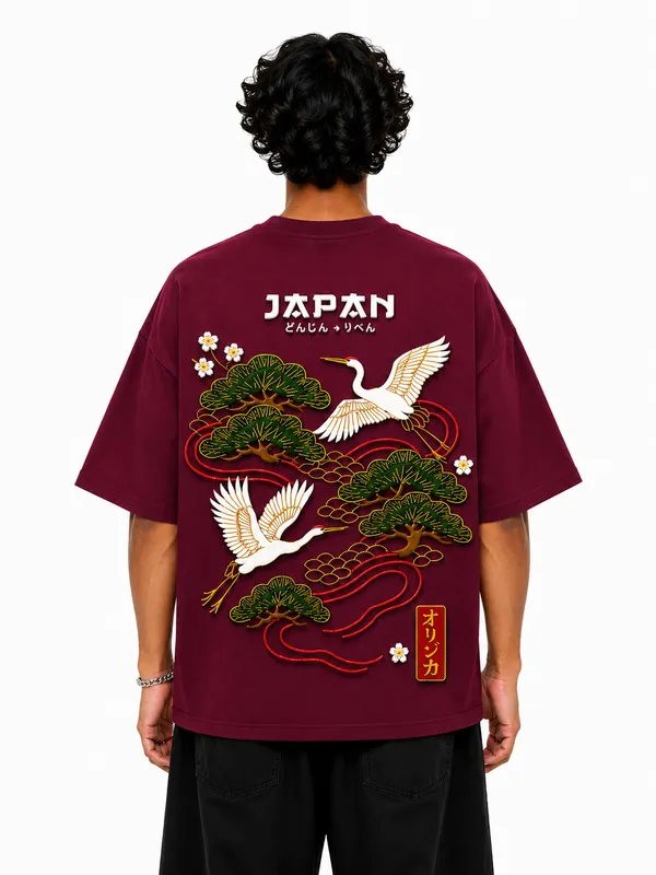 Japan_Puff_Tee_Maroon