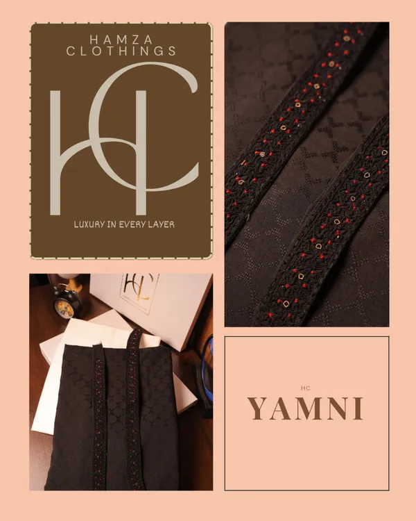 Yamni_Black_Premium_Embroidered_Unstitched_Kurta_Pajama_For_Men_Set_Black_2