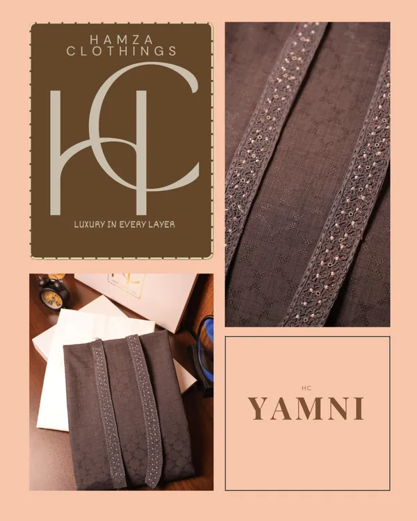 Yamni_Dark_Grey_Premium_Embroidered_Unstitched_Kurta_Pajama_For_Men_Set_Dark_Grey_2