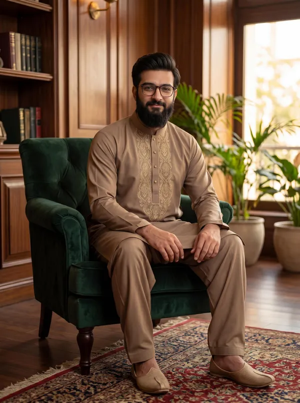 Sultan_Kurta_Pajama_For_Men_Pista_Green_Premium_Ethnic_Collection_Pista_Green