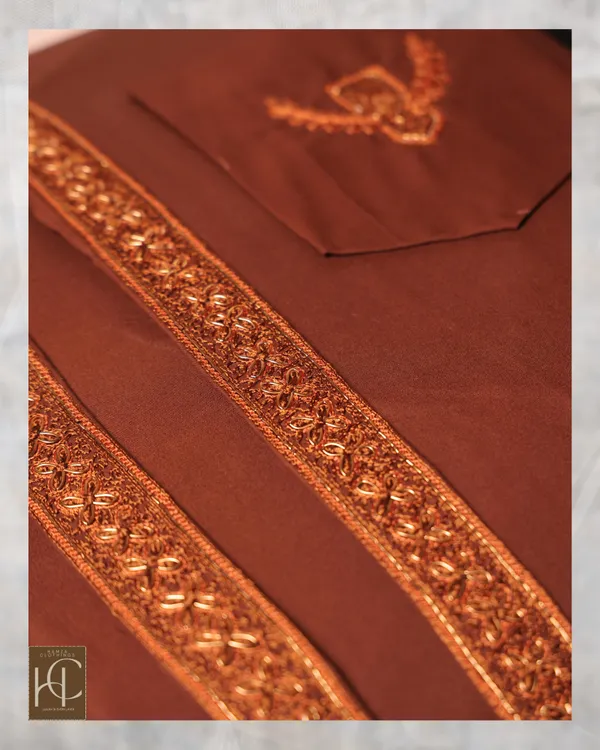 Egyptian_Cotton_Kurta_Pajama_For_Men_Mustard_Brown_Mustard_Brown