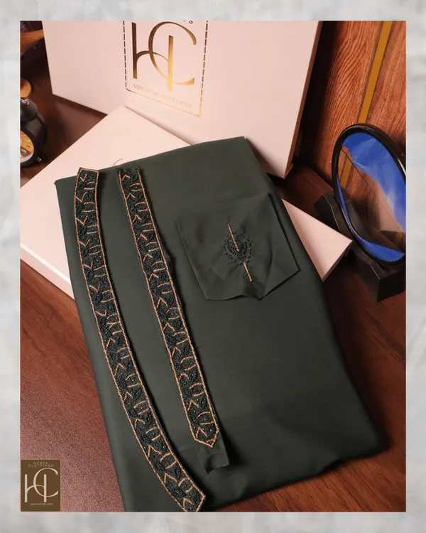 Pashmina_Not_Stich_Kurta_Pajama_For_Men_Green_Green