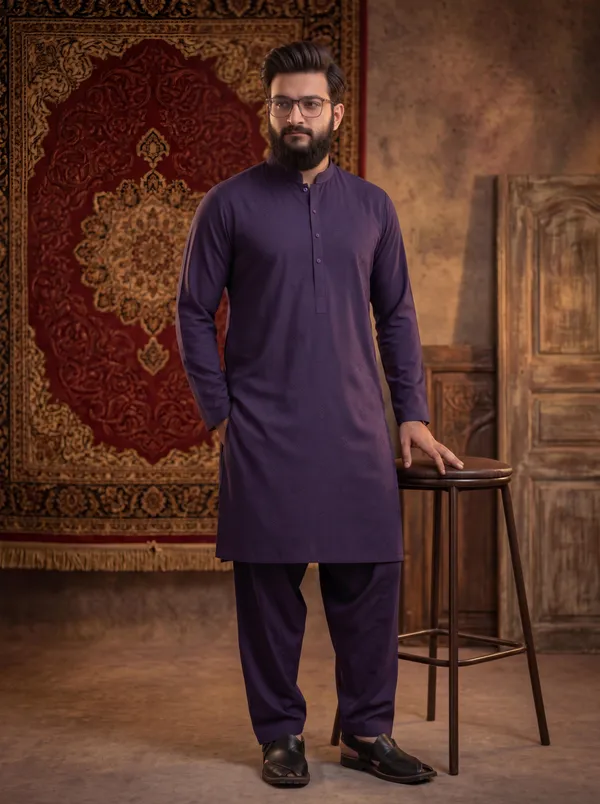 Royal_Armani_Signature_Kurta_Pajama_For_Men_Navy_Blue_Navy_Blue