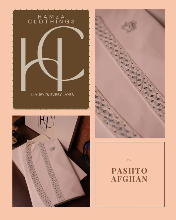 Pashto_Afghan_Kurta_Pajama_For_Men_White_Blue_Handmade_Resham_Work_White_Blue