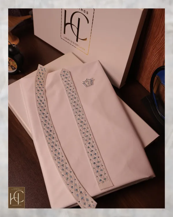 Pashto_Afghan_Kurta_Pajama_For_Men_White_Blue_Handmade_Resham_Work_White_Blue