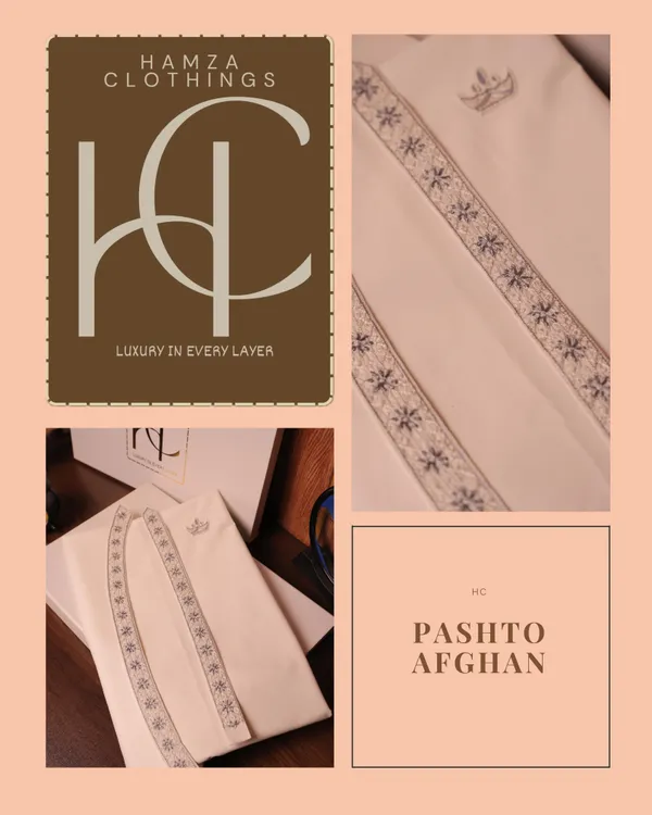 Pashto_Afghan_Kurta_Pajama_For_Men_Off_Warm_Grey_Handmade_Resham_Work_Off_Warm_Grey