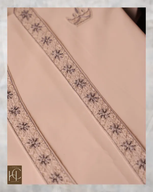 Pashto_Afghan_Kurta_Pajama_For_Men_Off_Warm_Grey_Handmade_Resham_Work_Off_Warm_Grey