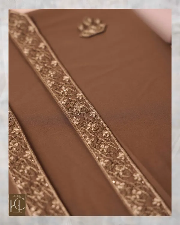 Pashto_Afghan_Kurta_Pajama_For_Men_Mehendi_Green_Handmade_Resham_Work_Mehndi_Green