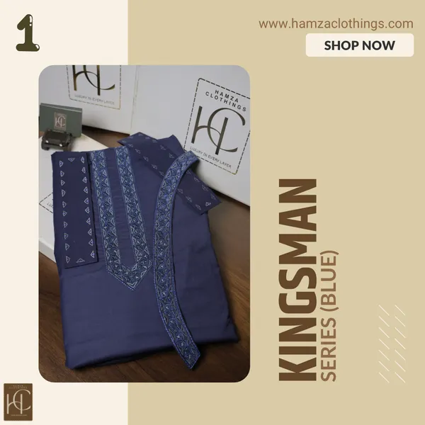 Kingsman_Premium_Kurta_Pajama_Collection_Blue_Blue