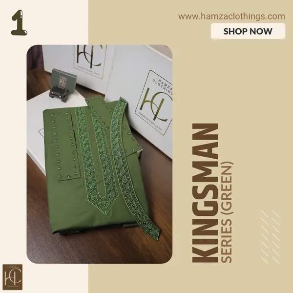 Kingsman_Premium_Kurta_Pajama_Collection_Green_Green
