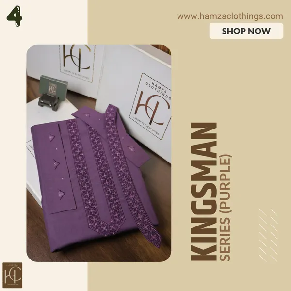 Kingsman_Premium_Kurta_Pajama_Collection_Purple_Purple
