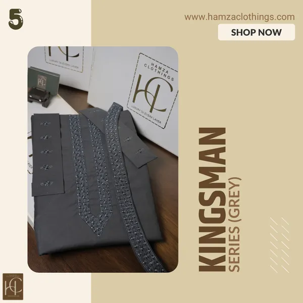 Kingsman_Premium_Kurta_Pajama_Collection_Grey_Grey