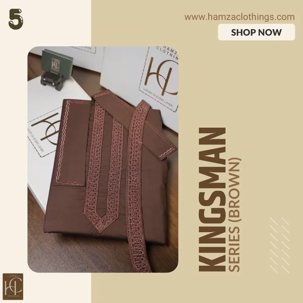Kingsman_Premium_Kurta_Pajama_Collection_Brown_Brown