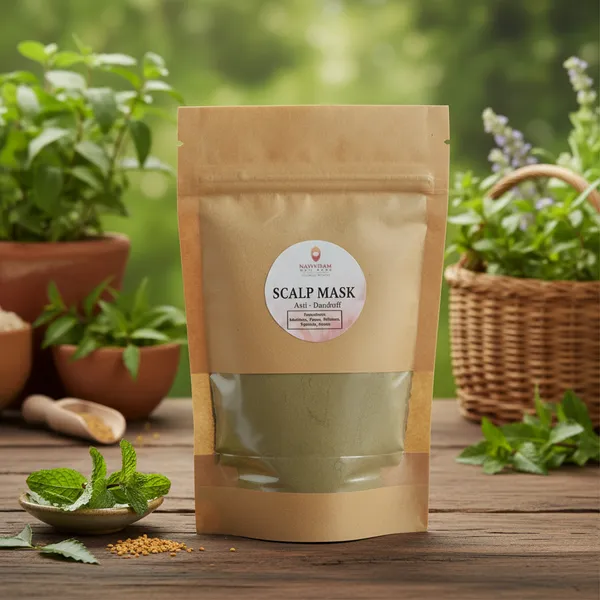 Scalp_Mask_with_Neem,_Tulasi_&_Mint_|_Oil_&_Buildup_Care_|_Navavedam_Wellness