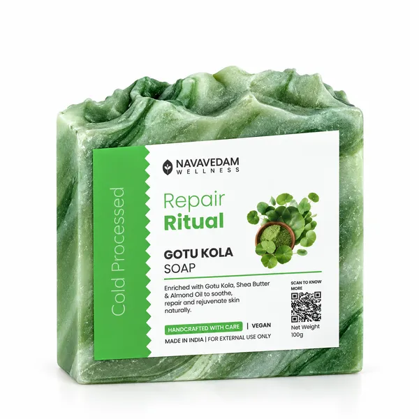 Gotu_Kola_Cold_Processed_Soap_with_Shea_Butter_&_Almond_Oil_|_Navavedam_Wellness