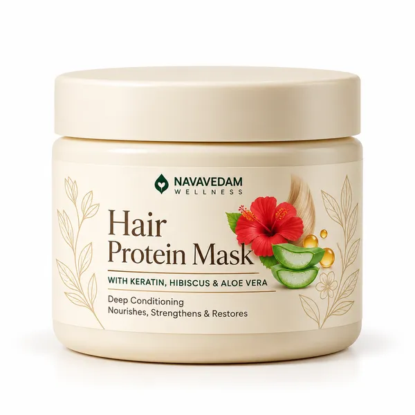Hair_Protein_Mask_with_Keratin,_Hibiscus_&_Aloe_Vera_|_Deep_Conditioning_|_Navavedam_Wellness