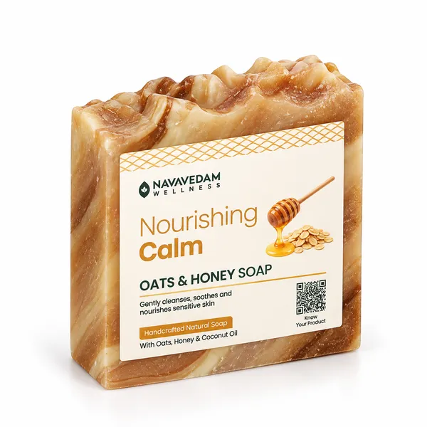 Oats_&_Honey_Soap_with_Goat_Milk_|_Gentle_Moisturising_Bath_Care_|_Navavedam_Wellness