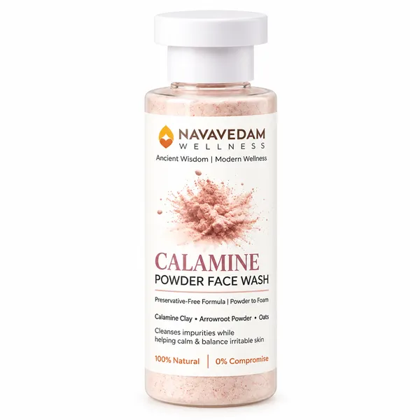 Calamine_Powder_Face_Wash_with_Oats_&_Arrowroot_|_Navavedam_Wellness