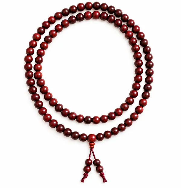 Pure_Red_Sandalwood_Elastic_Stretch_Mala_108_Beads