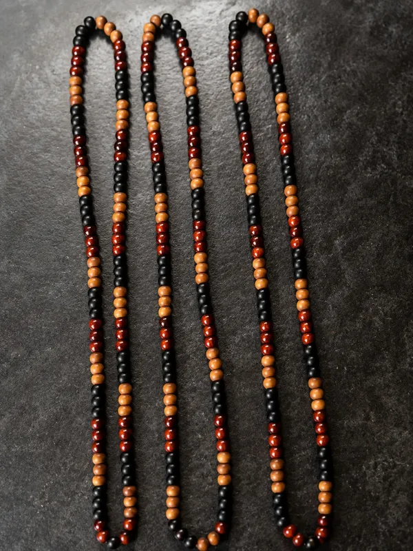 Karungli_Red_Sandal_Wood_Deodaru_Mala_108_BEADS