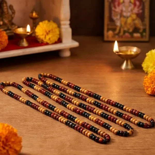 Karungli_Red_Sandal_Wood_Deodaru_Mala_108_BEADS