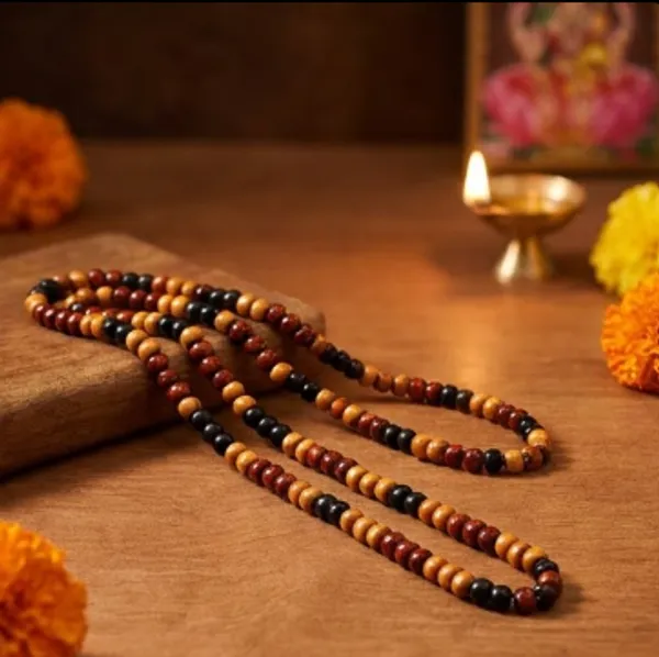 Karungli_Red_Sandal_Wood_Deodaru_Mala_108_BEADS
