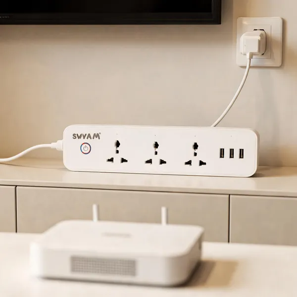 Swyam_4-In-1_Smart_Wifi_Power_Strip_With_2M_Wire,_Made_In_India_(1-Year_Warranty),_240V_Ac,_No_Hub_Required,_Supports_Alexa_&_Google_Assistant