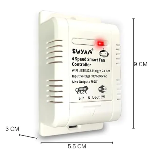Swyam_Wifi_2-Way_Smart_4-Step_Humming_Free_Fan_Speed_Controller_|_Made_In_India_(1_Year_Warranty)_|_No_Hub_Required_|_Compatible_With_Alexa_&_Google_Assistant