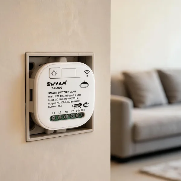 Swyam_2-Gang_Wifi_Smart_Switch_-_Made_In_India_(1-Year_Warranty),_Electrical_Safety,_No_Hub_Required,_Supports_Alexa_&_Google,_2-Way_Control,_16A_Load