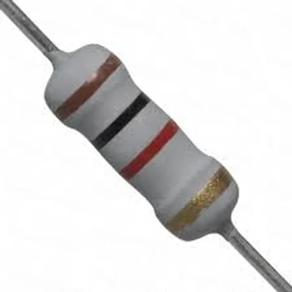 Elecfuture_1K_Ohm_±5%_1_Watt_Resistor_(Original)_|_Brown-Black-Red-Gold_Color_Code_