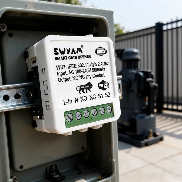Smart_Wifi_Door_Gate_Opener_Module_By_Swyam_|_No/Nc_Relay_Switch_For_Automatic_Gates,_Door_Locks_&_Access_Control_|_App_Control_|_Alexa_&_Google_Compatible_|_Made_In_India