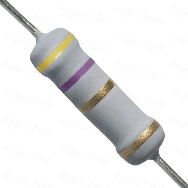 4.7_Ohm_1W_Wire_Wound_Resistor_±5%_Tolerance_(4E7)_(Original)_|_Yellow-Purple-Gold-Gold_