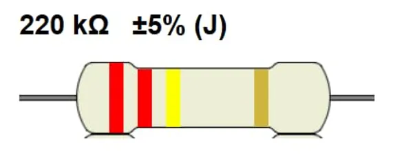 220K_Ohm_±5%_1/4_Watt_Resistors_(Original)_-_Red,_Red,_Yellow,_Gold_Color_Bands
