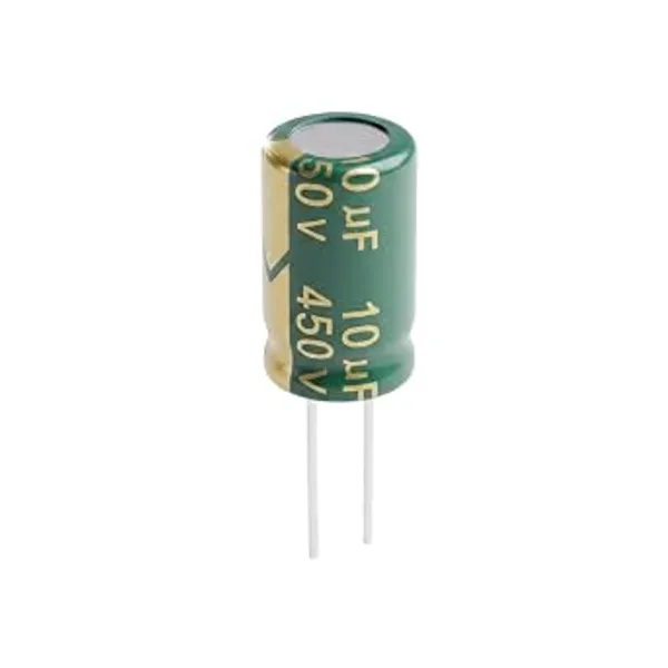 Jwco_10Uf_450V_Electrolytic_Capacitor,_105°C,_10×17Mm,_Radial_Leaded_Aluminium_Capacitor_For_Smps,_Led_Drivers,_Power_Supplies_&_Electronic_Repair_(Pack_Of_10)
