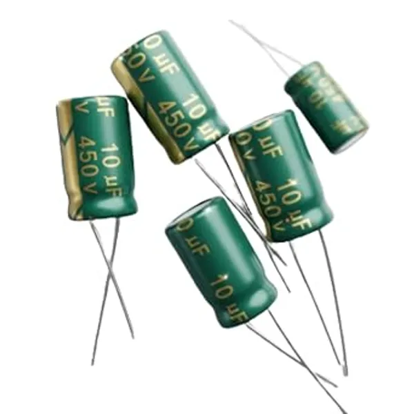 Jwco_10Uf_450V_Electrolytic_Capacitor,_105°C,_10×17Mm,_Radial_Leaded_Aluminium_Capacitor_For_Smps,_Led_Drivers,_Power_Supplies_&_Electronic_Repair_(Pack_Of_10)