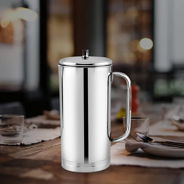 Silver_Stainless_Steel_2_Litre_Water_Jug_With_Lid