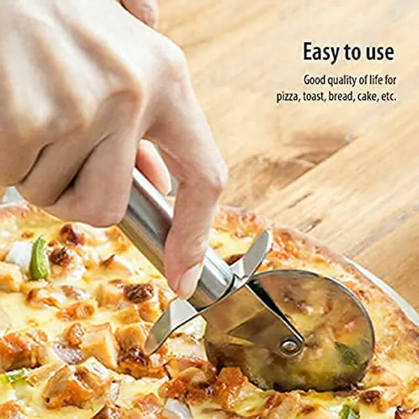 Silver_Stainless_Steel_8_Inch_Sharp_Rotary_Blade_Pizza_Cutter_Pack_Of_3