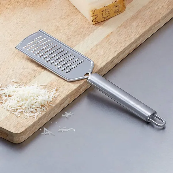 Silver_Stainless_Steel_Ergonomic_Handle_Flat_Cheese_Vegetable_Grater_Pack_Of_3