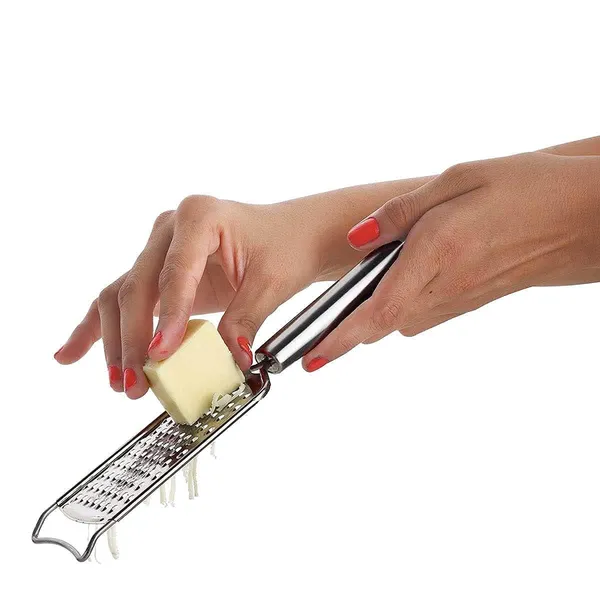 Silver_Stainless_Steel_Ergonomic_Handle_Flat_Cheese_Vegetable_Grater_Pack_Of_3