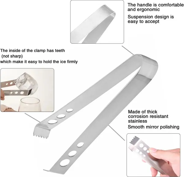 Silver_Stainless_Steel_Mirror_Polished_Ice_Tongs_Pack_Of_3