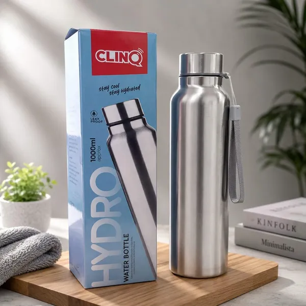 Silver_Stainless_Steel_Leak_Proof_1000_Ml_Water_Bottle_With_Carry_Strap